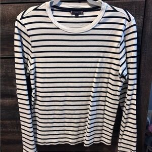 Tommy Hilfiger Classic Black and White Striped Tee